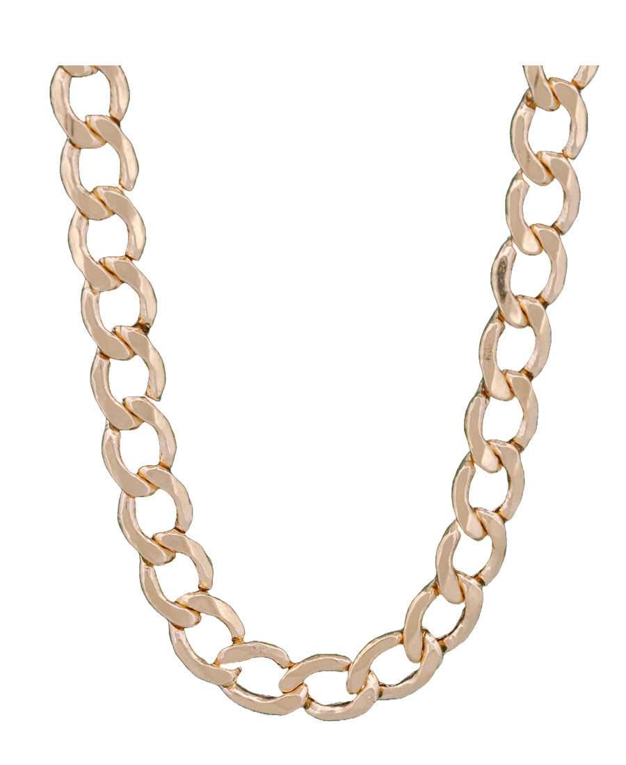 24" 22K Gold Curb Chain Necklace – 20.40g | Bigeasy Jewellers